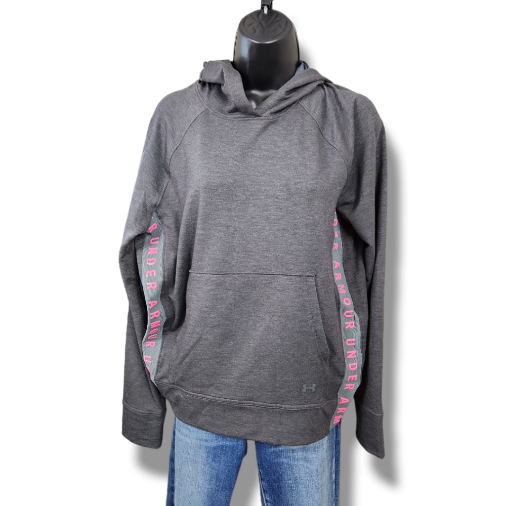 Under Armour Tech Logo Tape Hoodie - Medium - Picture 4 of 14